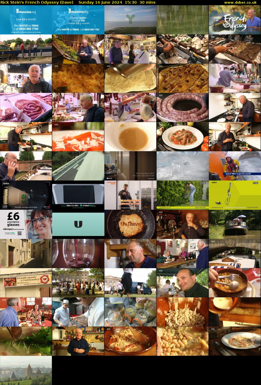 Rick Stein's French Odyssey (Dave) Sunday 16 June 2024 15:30 - 16:00