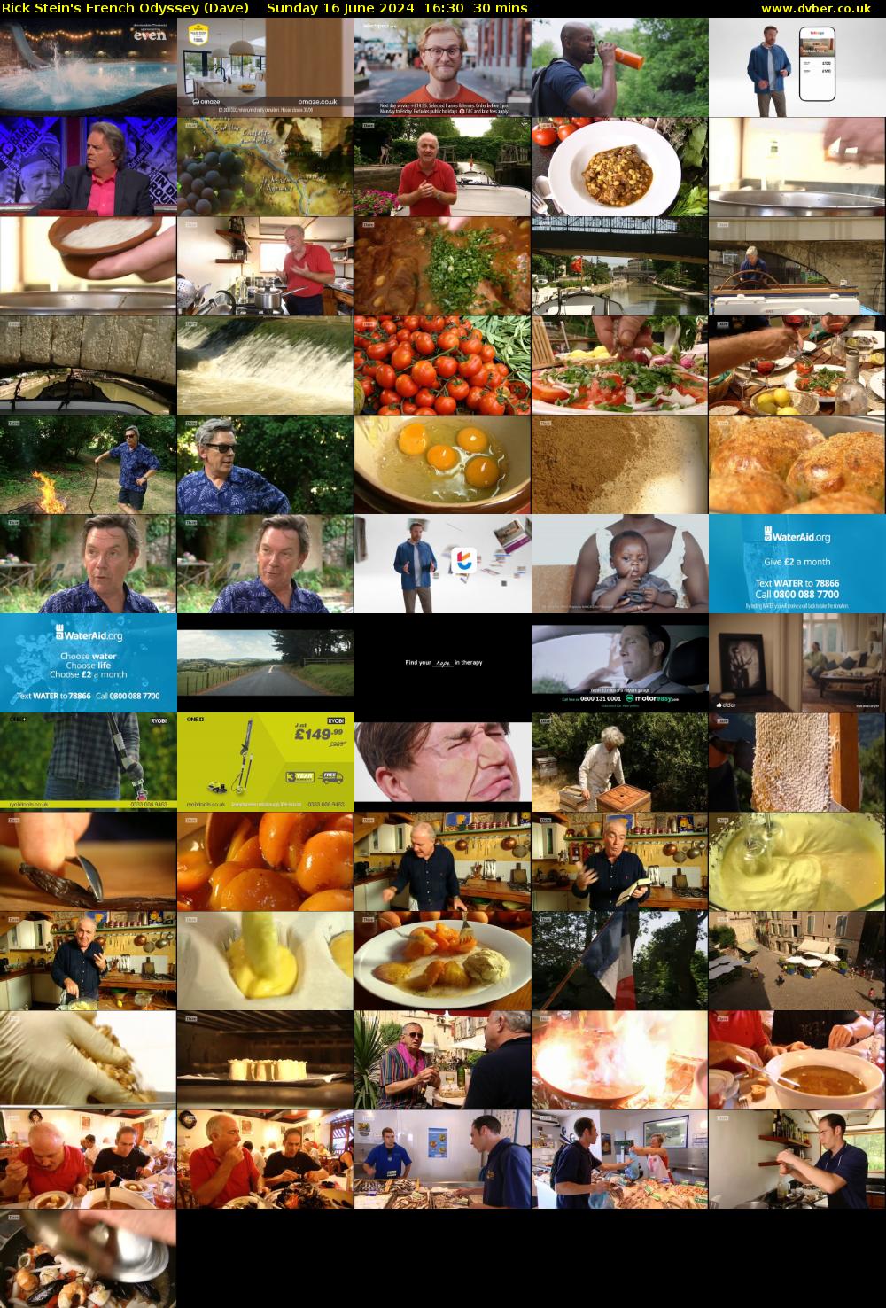 Rick Stein's French Odyssey (Dave) Sunday 16 June 2024 16:30 - 17:00