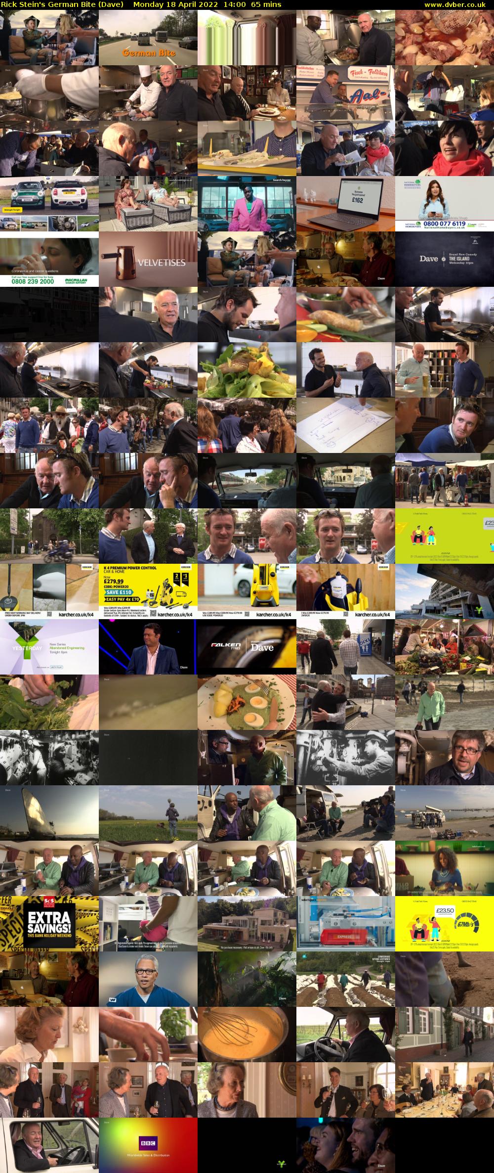 Rick Stein's German Bite (Dave) Monday 18 April 2022 14:00 - 15:05