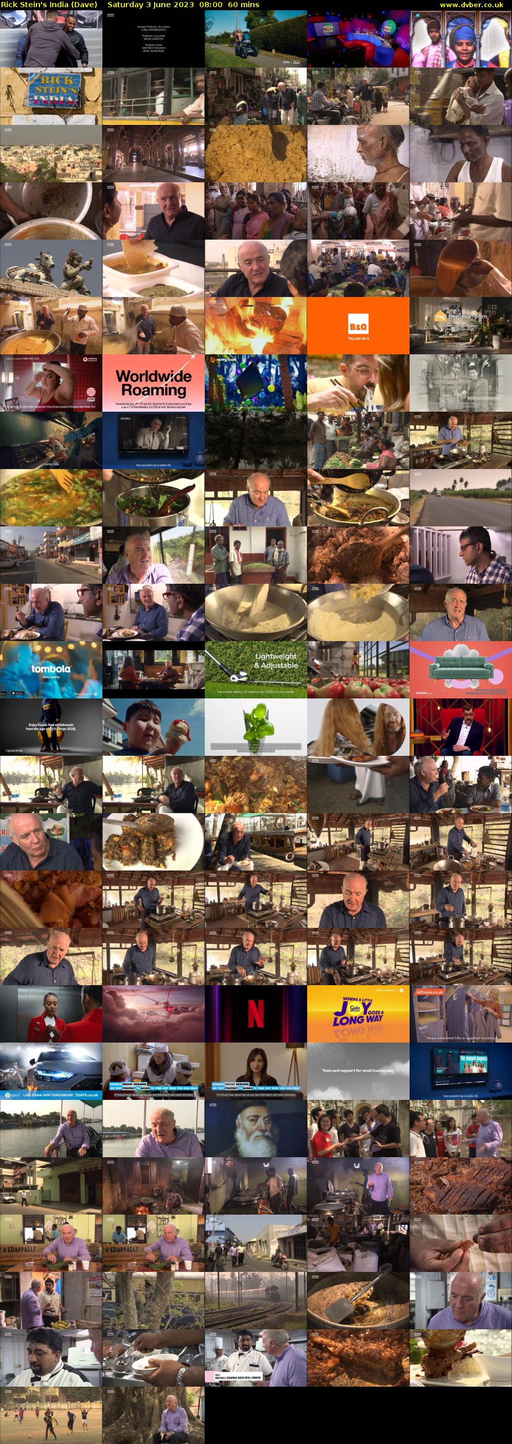 Rick Stein's India (Dave) Saturday 3 June 2023 08:00 - 09:00