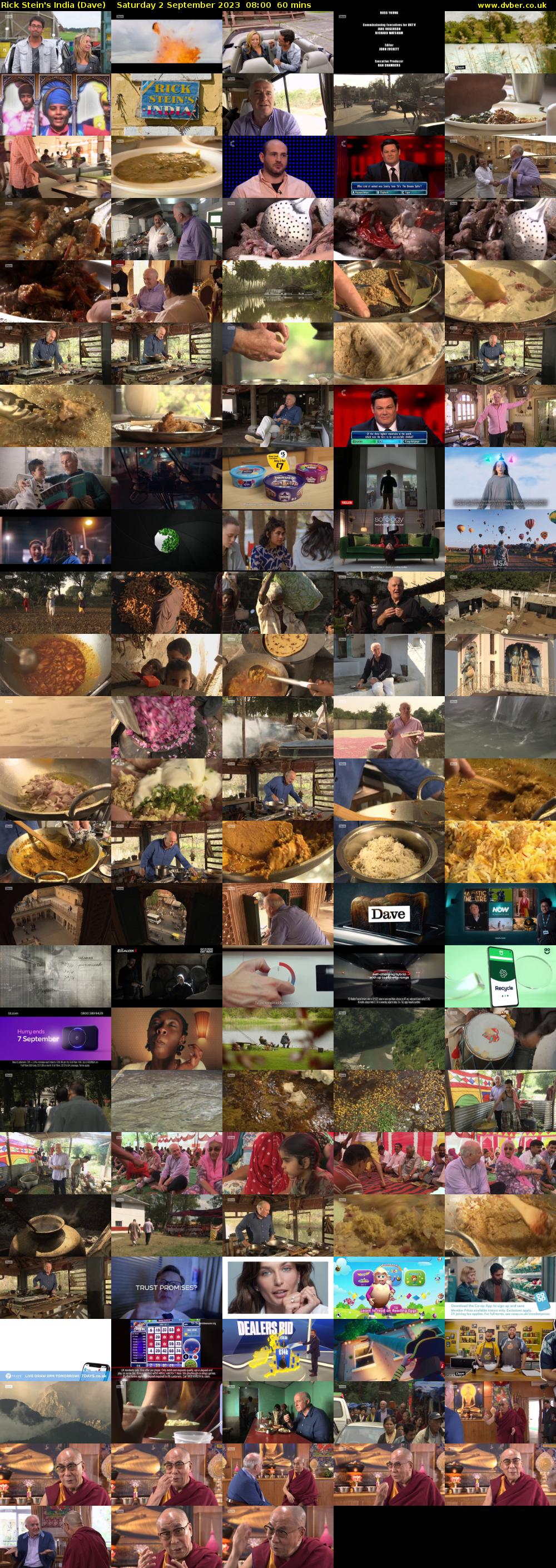 Rick Stein's India (Dave) Saturday 2 September 2023 08:00 - 09:00