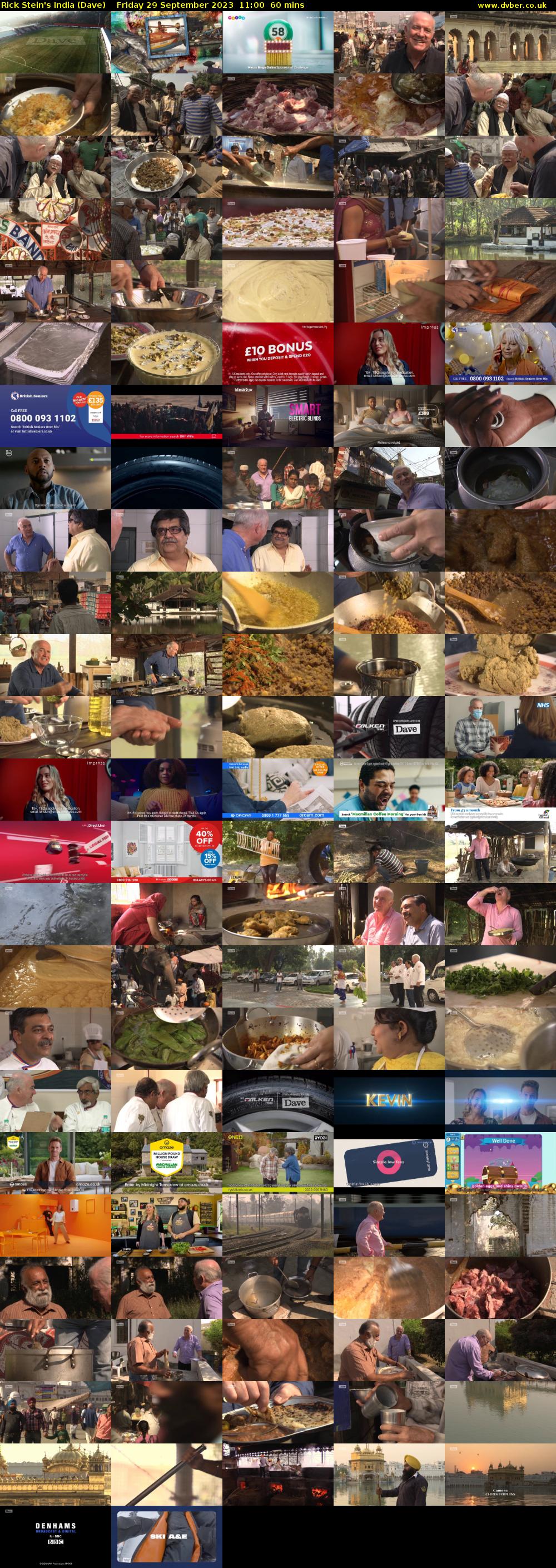 Rick Stein's India (Dave) Friday 29 September 2023 11:00 - 12:00