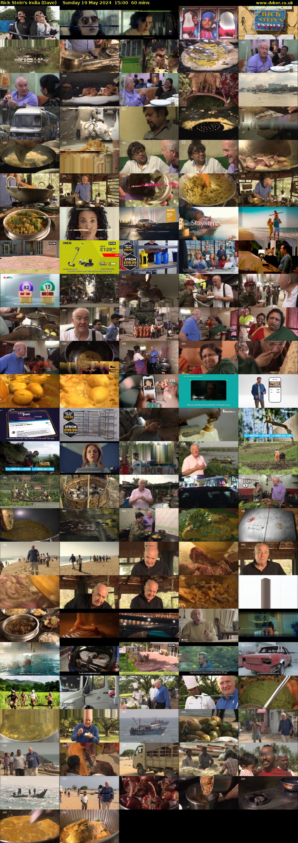 Rick Stein's India (Dave) Sunday 19 May 2024 15:00 - 16:00