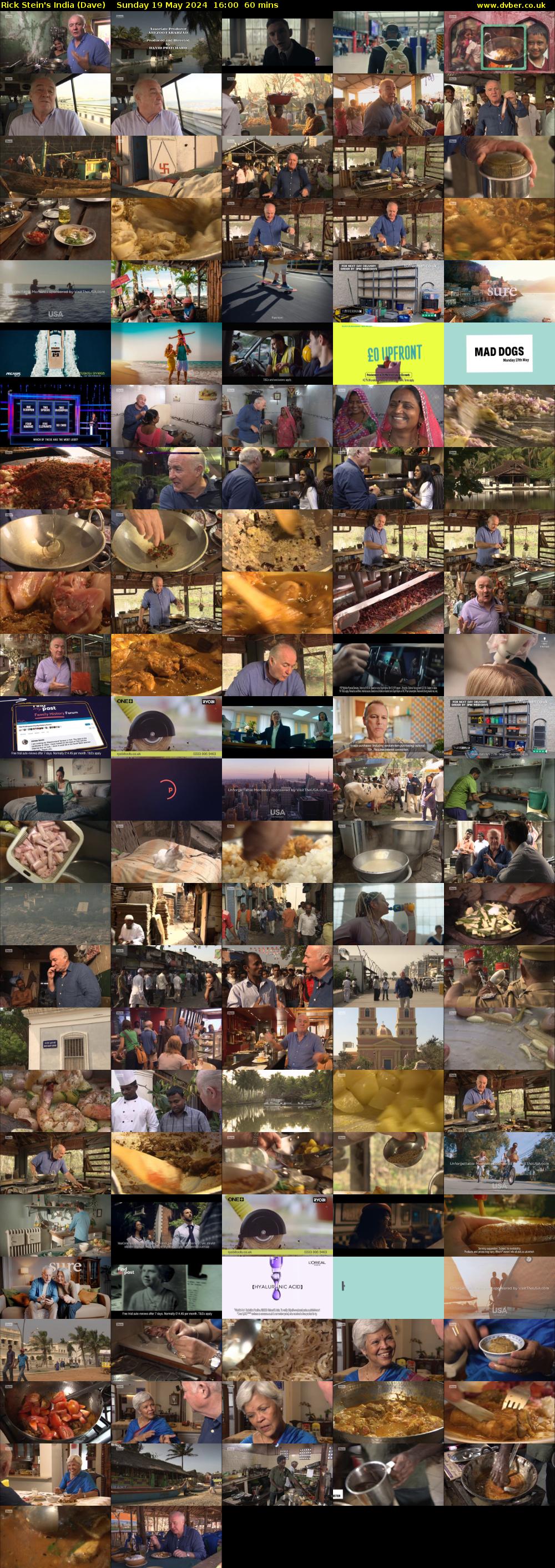 Rick Stein's India (Dave) Sunday 19 May 2024 16:00 - 17:00