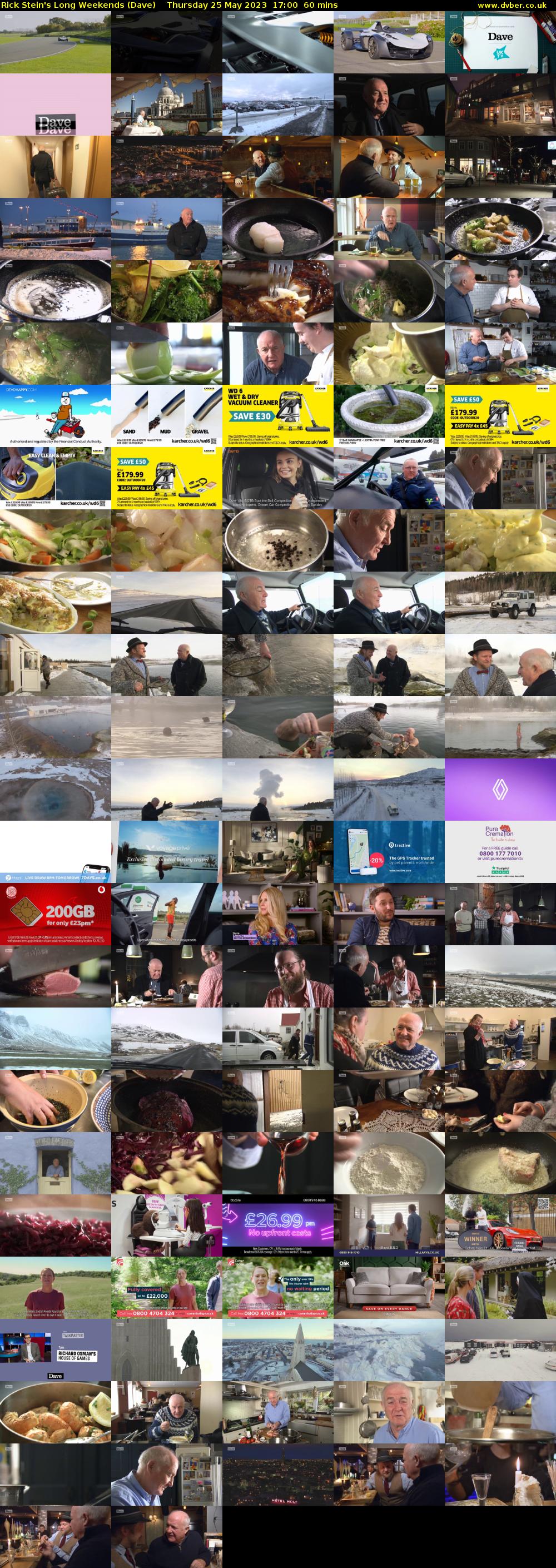 Rick Stein's Long Weekends (Dave) Thursday 25 May 2023 17:00 - 18:00