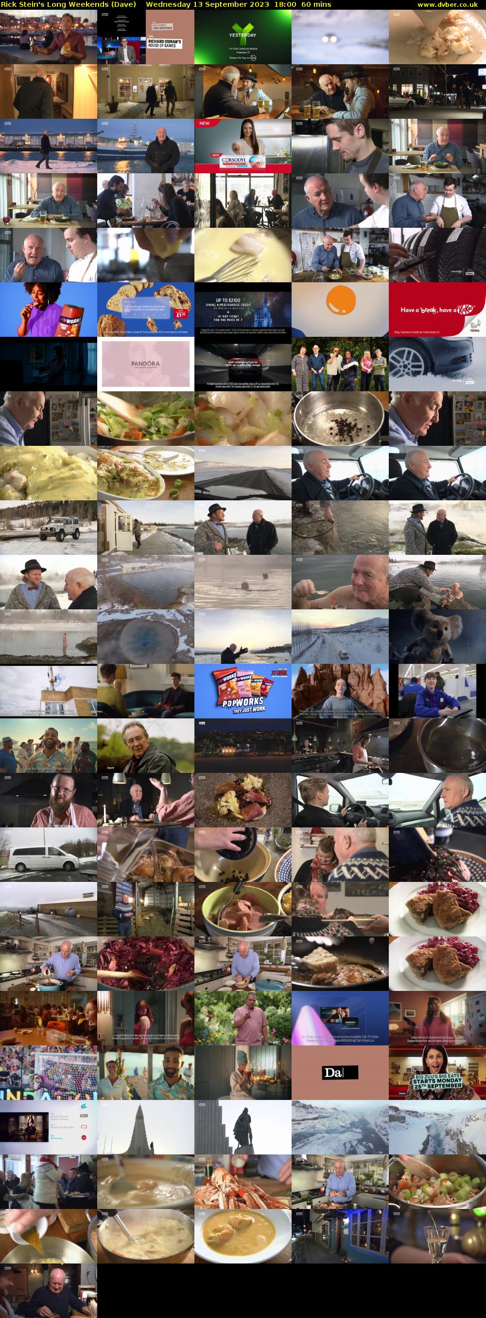Rick Stein's Long Weekends (Dave) Wednesday 13 September 2023 18:00 - 19:00