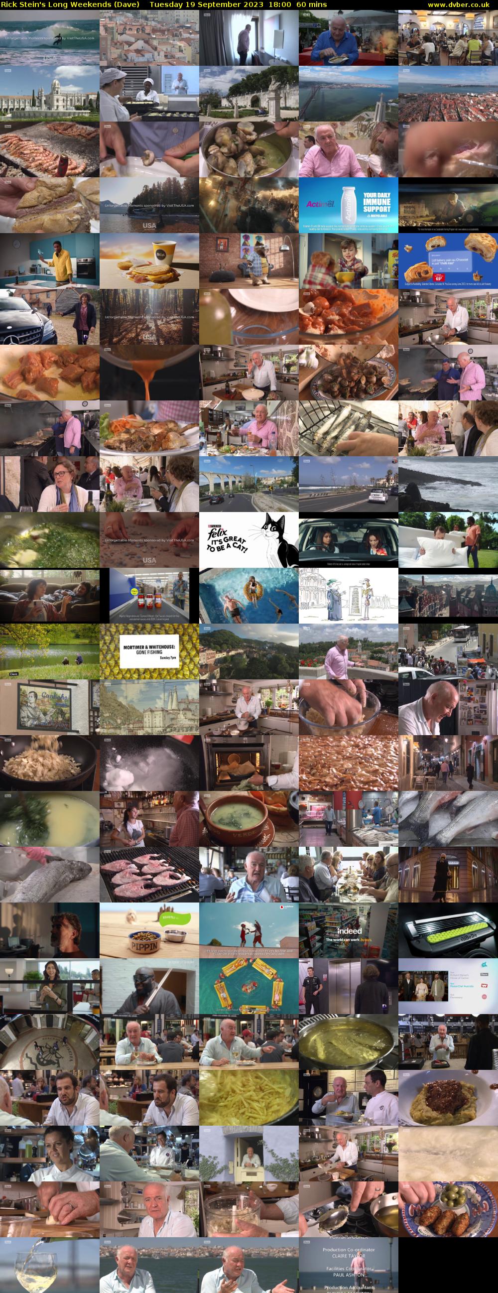 Rick Stein's Long Weekends (Dave) Tuesday 19 September 2023 18:00 - 19:00