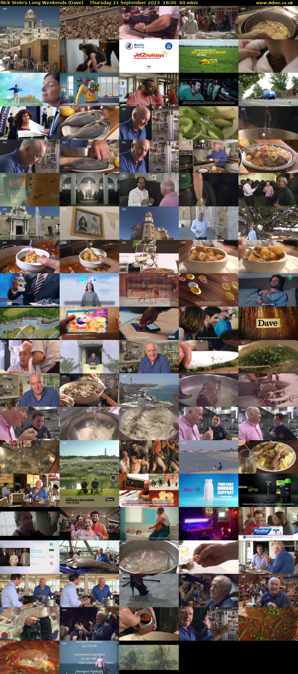 Rick Stein's Long Weekends (Dave) Thursday 21 September 2023 18:00 - 19:00