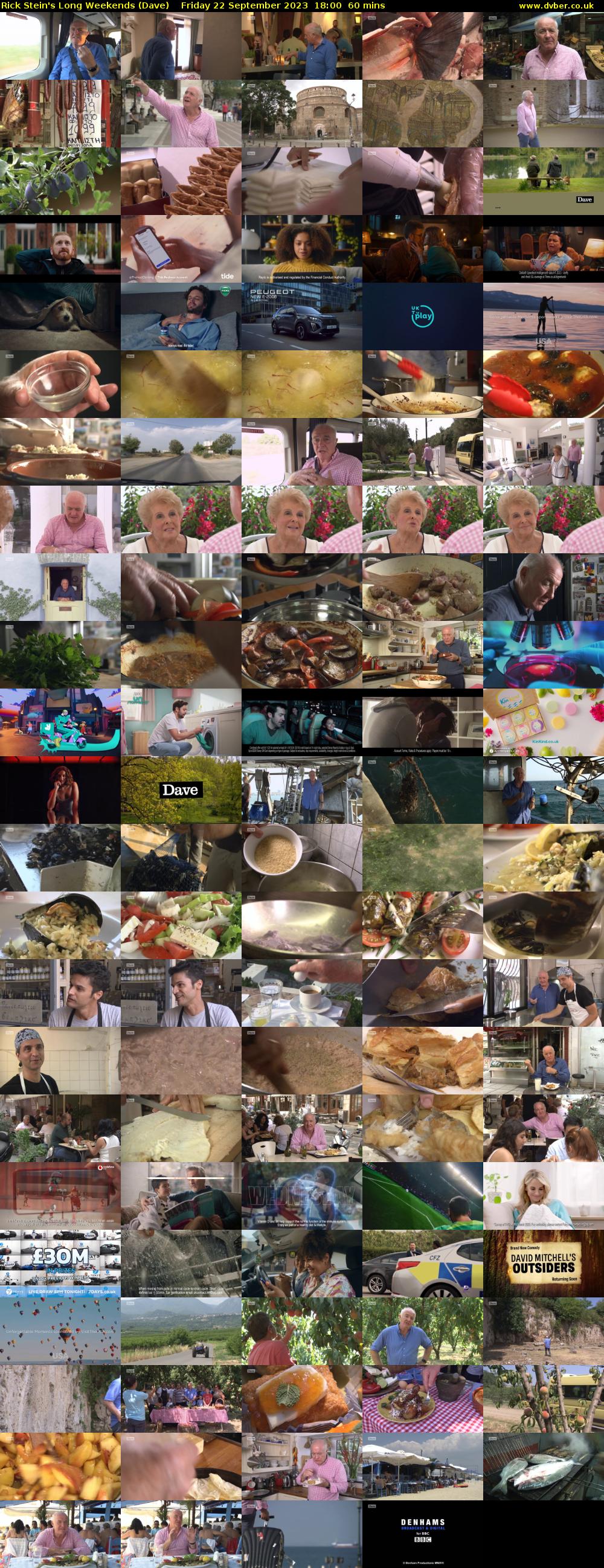 Rick Stein's Long Weekends (Dave) Friday 22 September 2023 18:00 - 19:00