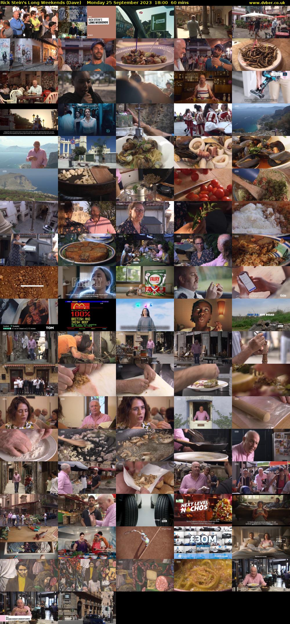 Rick Stein's Long Weekends (Dave) Monday 25 September 2023 18:00 - 19:00