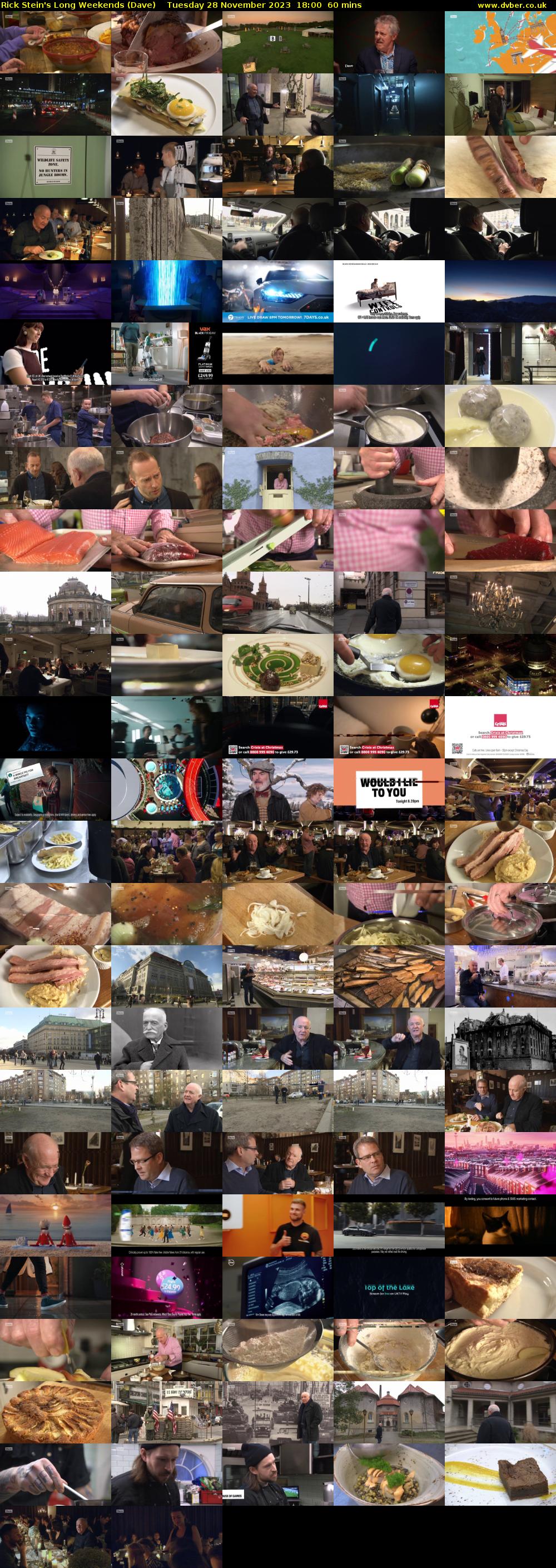 Rick Stein's Long Weekends (Dave) Tuesday 28 November 2023 18:00 - 19:00