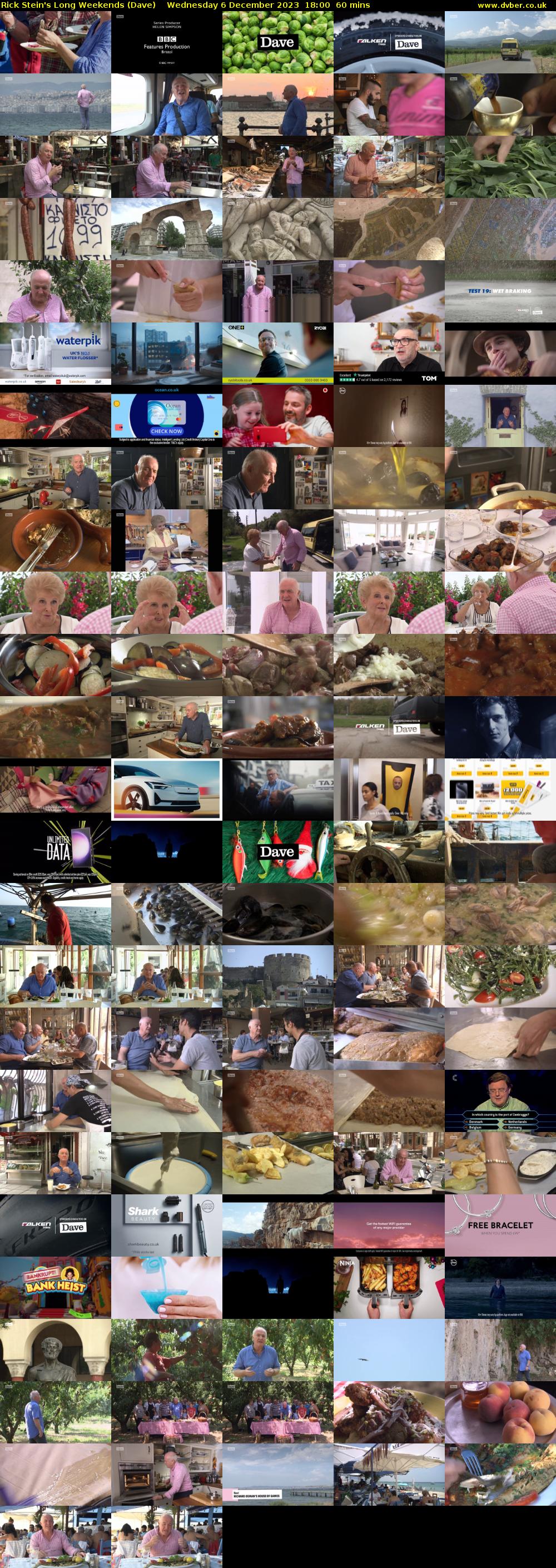 Rick Stein's Long Weekends (Dave) Wednesday 6 December 2023 18:00 - 19:00