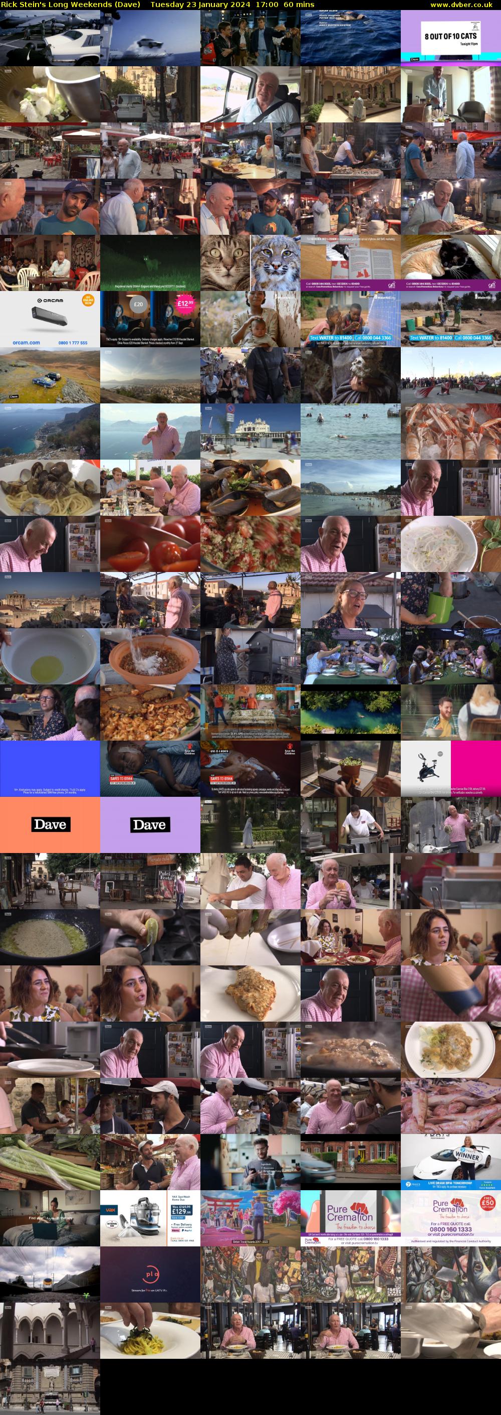 Rick Stein's Long Weekends (Dave) Tuesday 23 January 2024 17:00 - 18:00
