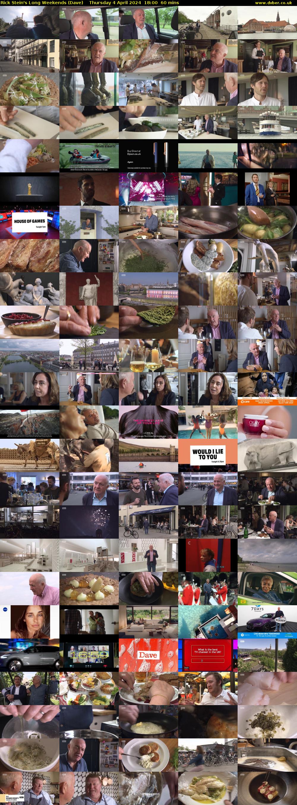 Rick Stein's Long Weekends (Dave) Thursday 4 April 2024 18:00 - 19:00