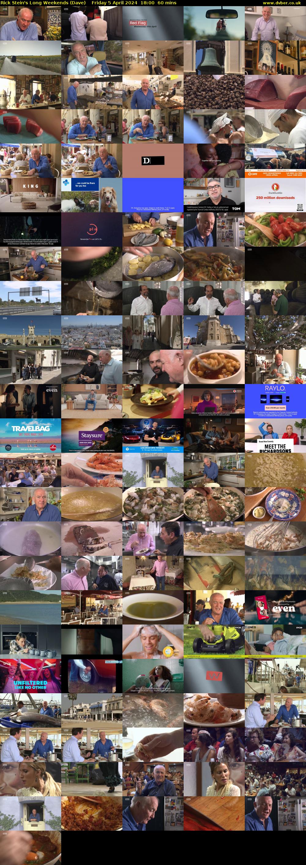 Rick Stein's Long Weekends (Dave) Friday 5 April 2024 18:00 - 19:00
