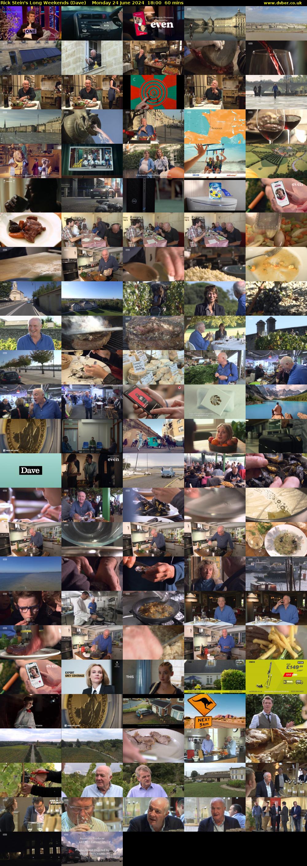 Rick Stein's Long Weekends (Dave) Monday 24 June 2024 18:00 - 19:00