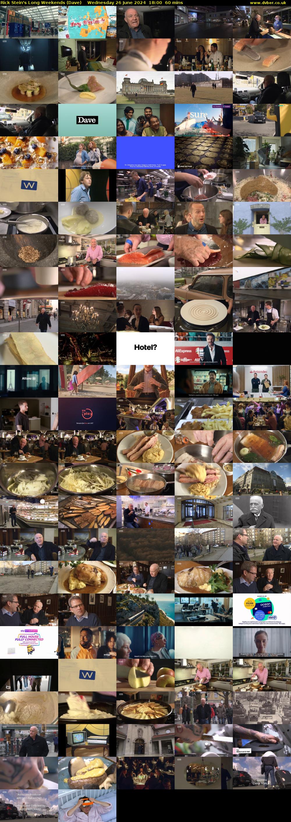 Rick Stein's Long Weekends (Dave) Wednesday 26 June 2024 18:00 - 19:00