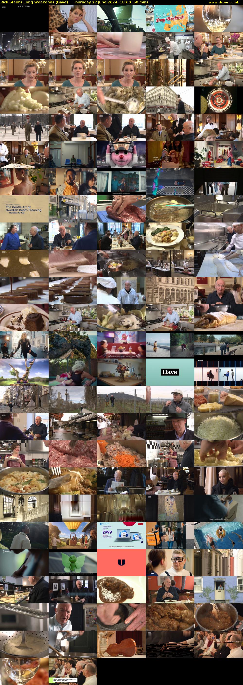 Rick Stein's Long Weekends (Dave) Thursday 27 June 2024 18:00 - 19:00