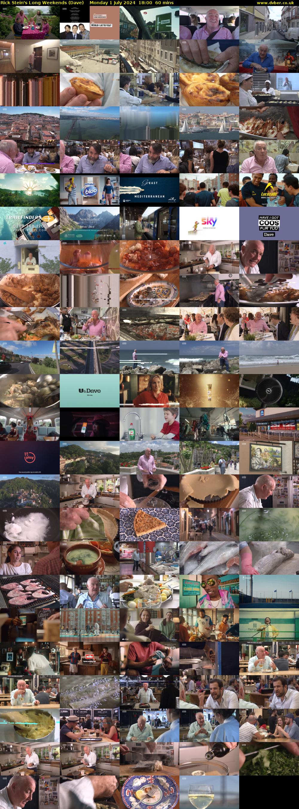 Rick Stein's Long Weekends (Dave) Monday 1 July 2024 18:00 - 19:00