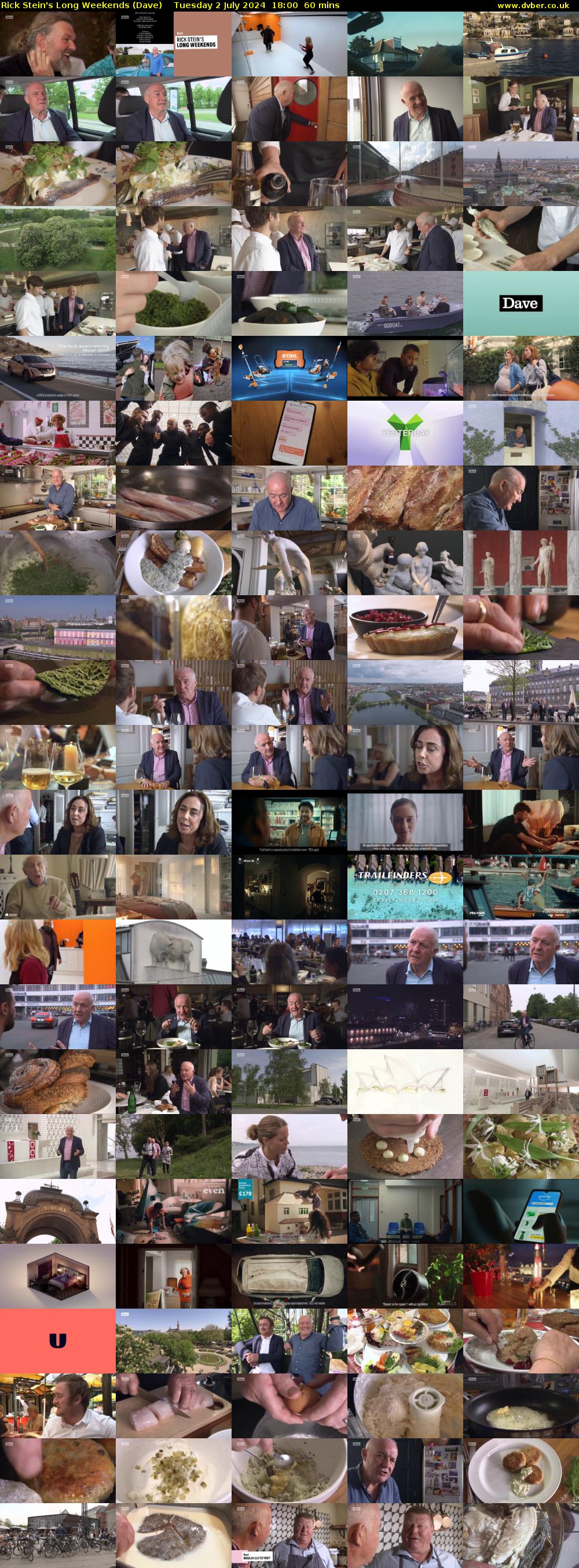 Rick Stein's Long Weekends (Dave) Tuesday 2 July 2024 18:00 - 19:00