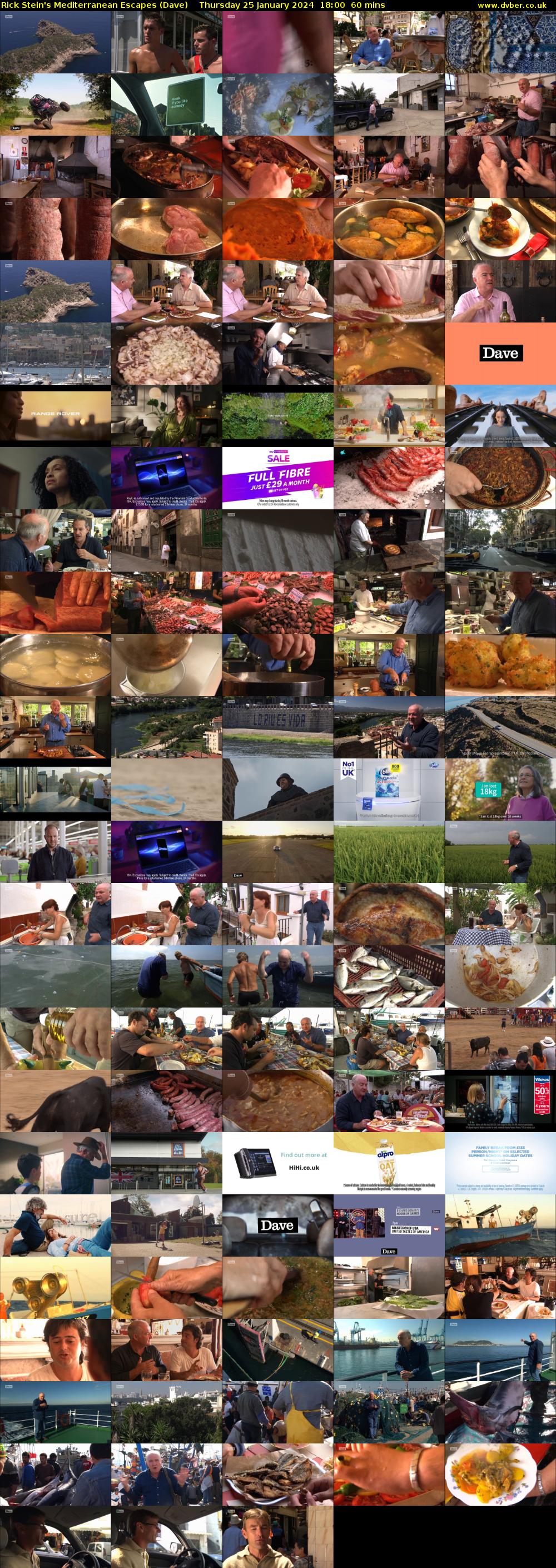 Rick Stein's Mediterranean Escapes (Dave) Thursday 25 January 2024 18:00 - 19:00