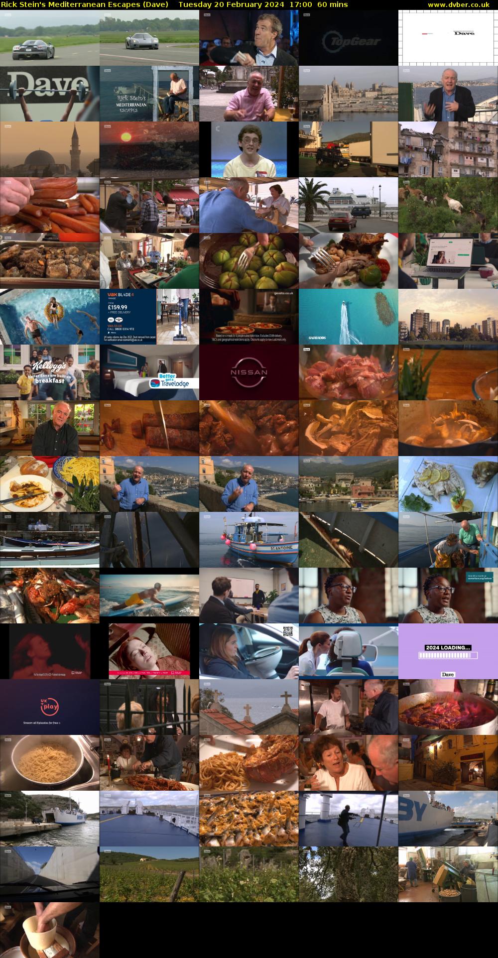 Rick Stein's Mediterranean Escapes (Dave) Tuesday 20 February 2024 17:00 - 18:00