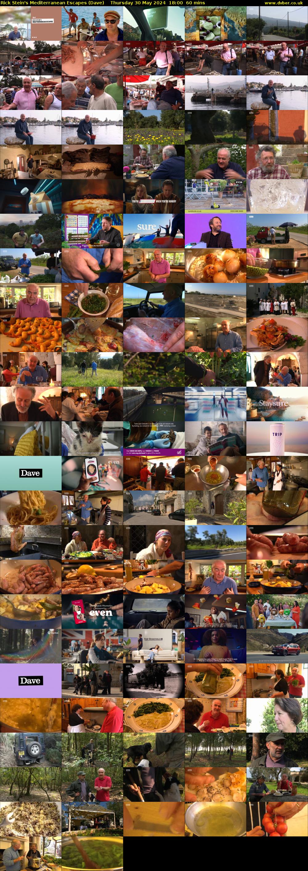 Rick Stein's Mediterranean Escapes (Dave) Thursday 30 May 2024 18:00 - 19:00