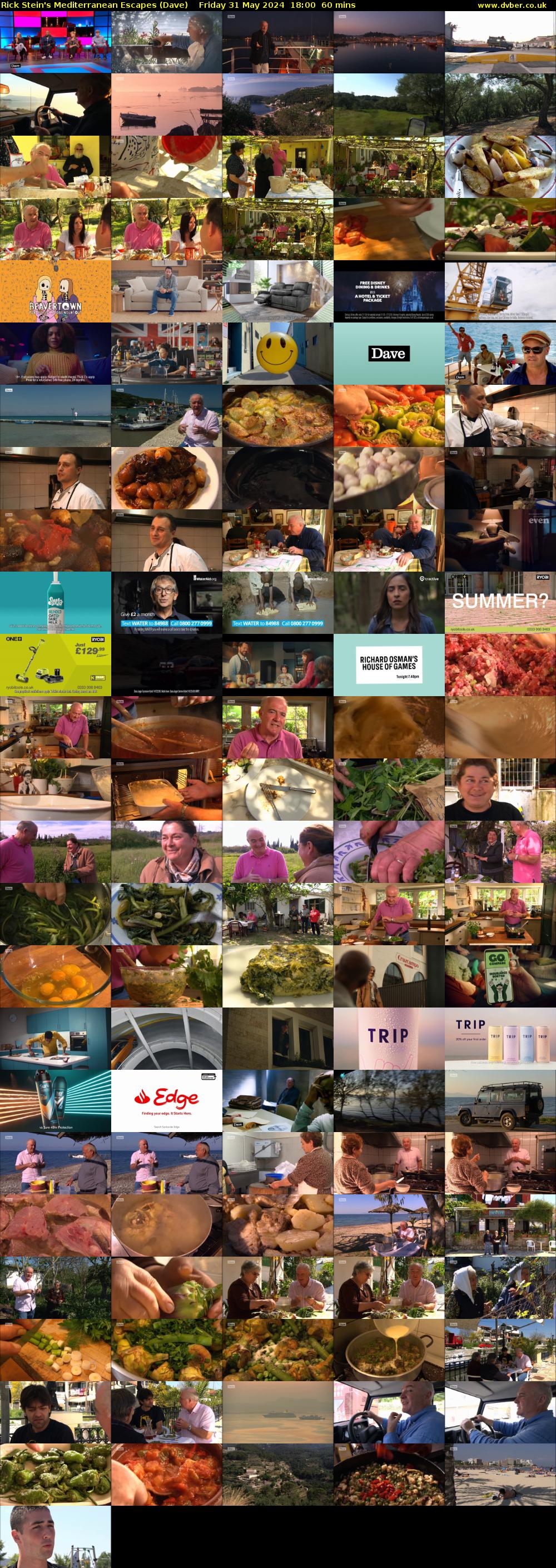 Rick Stein's Mediterranean Escapes (Dave) Friday 31 May 2024 18:00 - 19:00