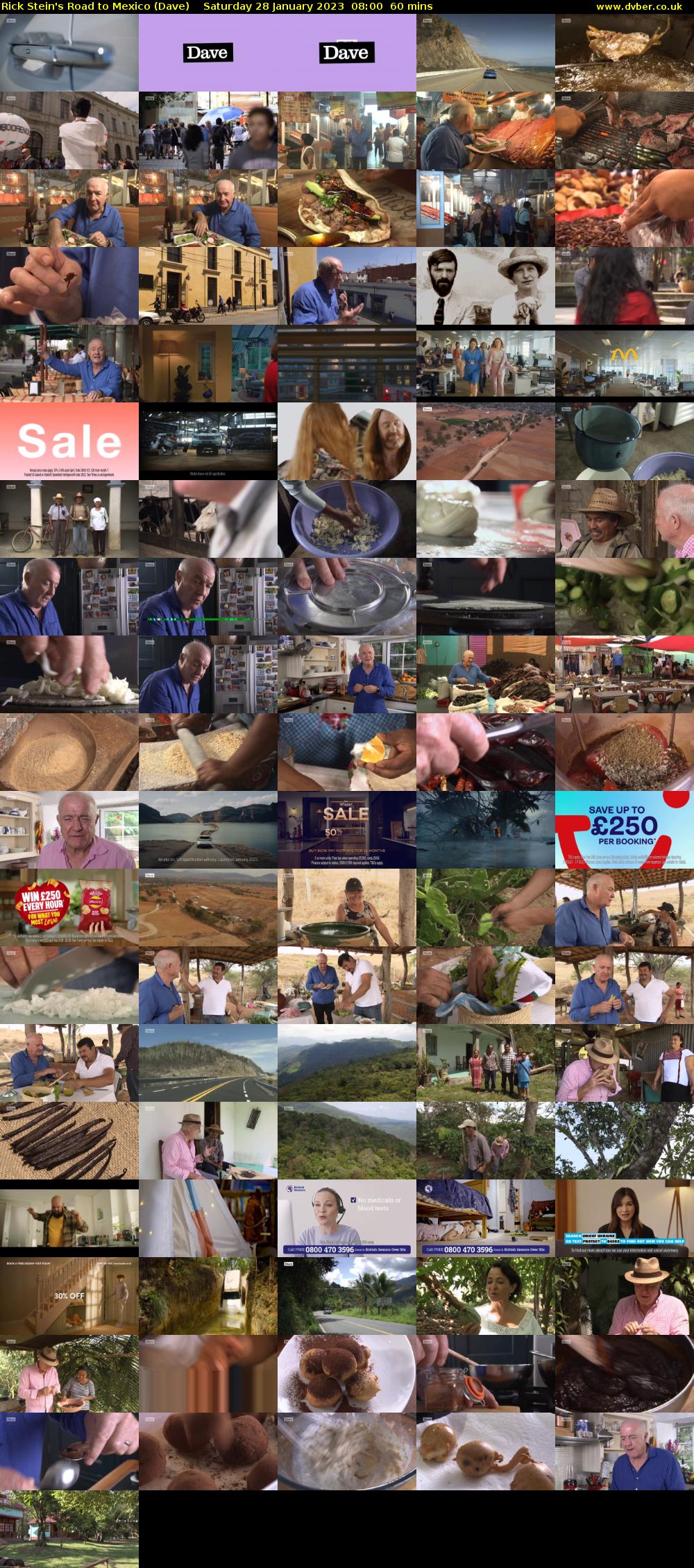 Rick Stein's Road to Mexico (Dave) Saturday 28 January 2023 08:00 - 09:00