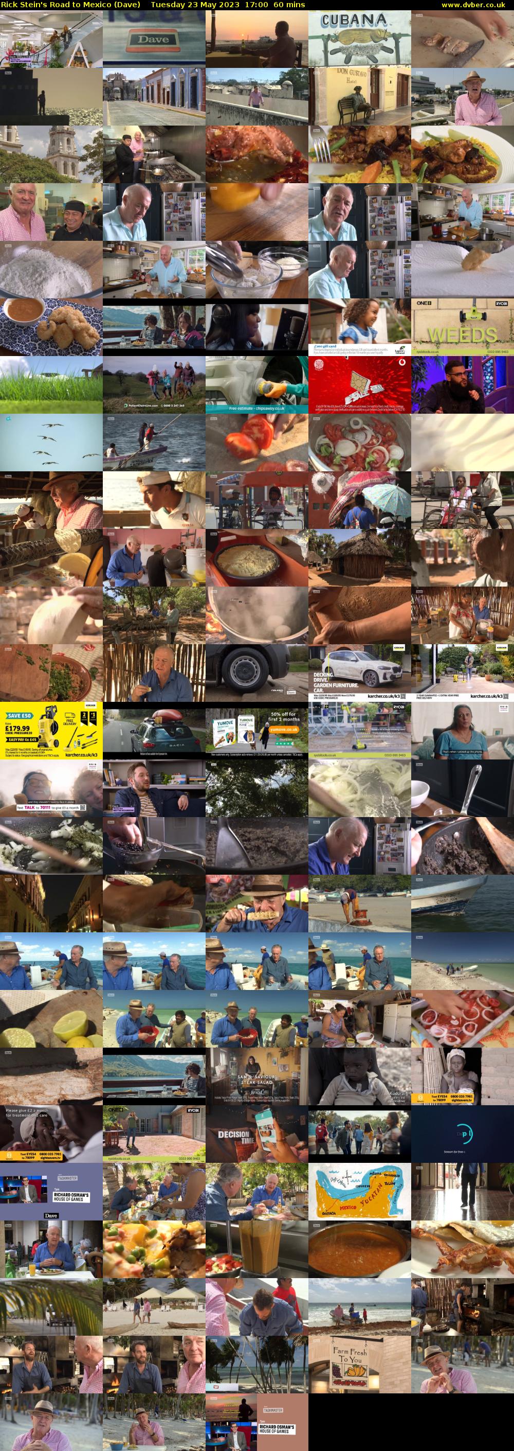 Rick Stein's Road to Mexico (Dave) Tuesday 23 May 2023 17:00 - 18:00