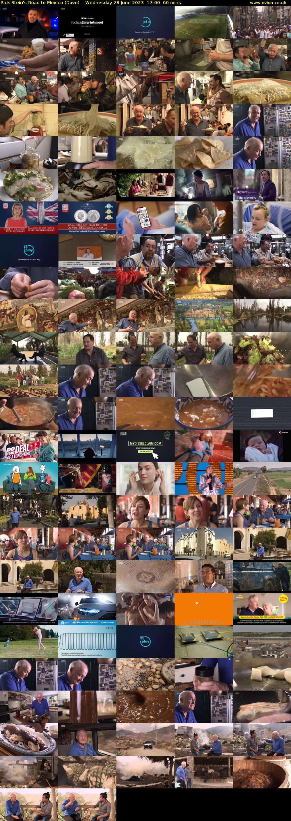 Rick Stein's Road to Mexico (Dave) Wednesday 28 June 2023 17:00 - 18:00