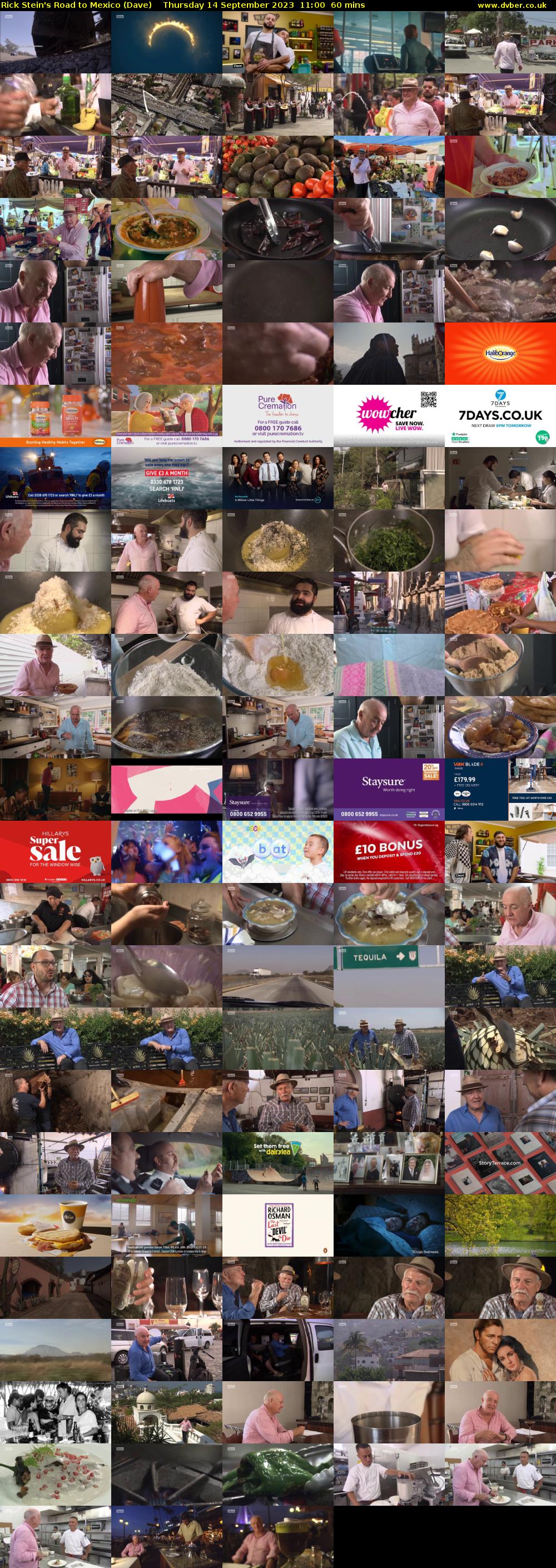 Rick Stein's Road to Mexico (Dave) Thursday 14 September 2023 11:00 - 12:00