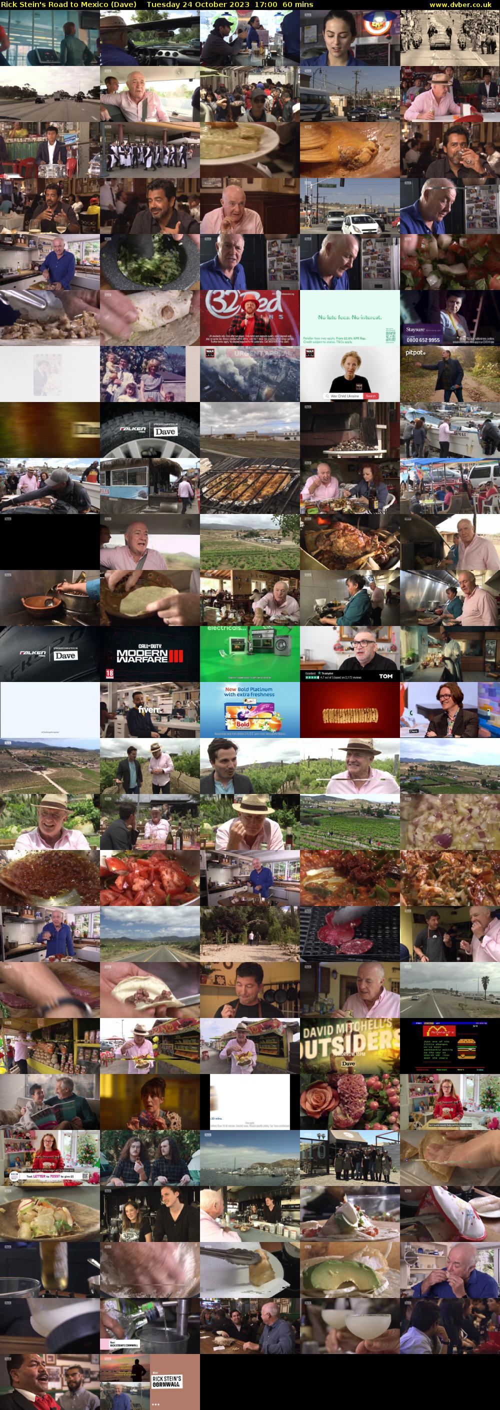 Rick Stein's Road to Mexico (Dave) Tuesday 24 October 2023 17:00 - 18:00