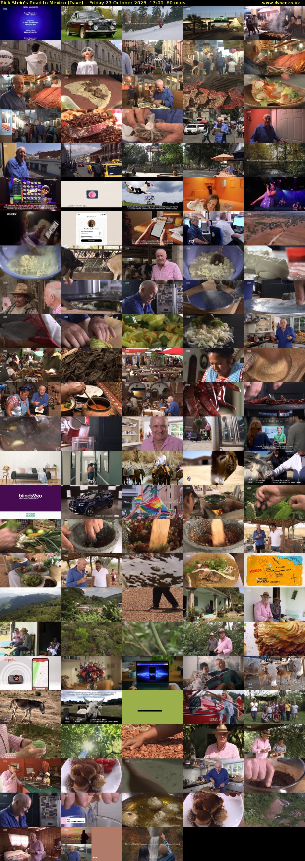 Rick Stein's Road to Mexico (Dave) Friday 27 October 2023 17:00 - 18:00