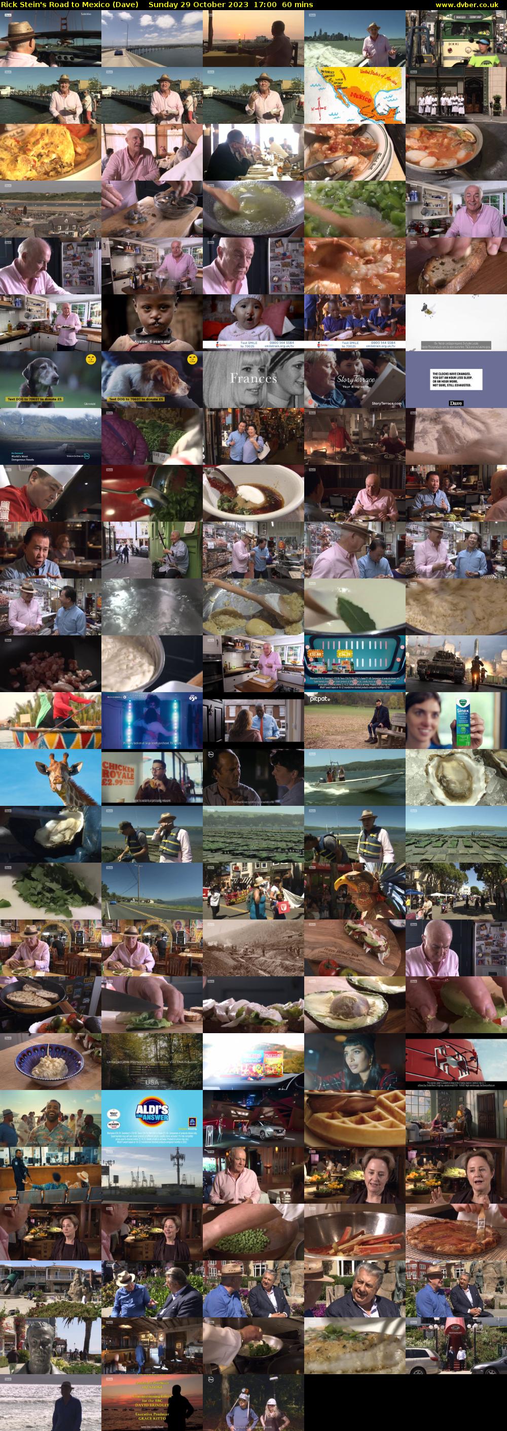 Rick Stein's Road to Mexico (Dave) Sunday 29 October 2023 17:00 - 18:00