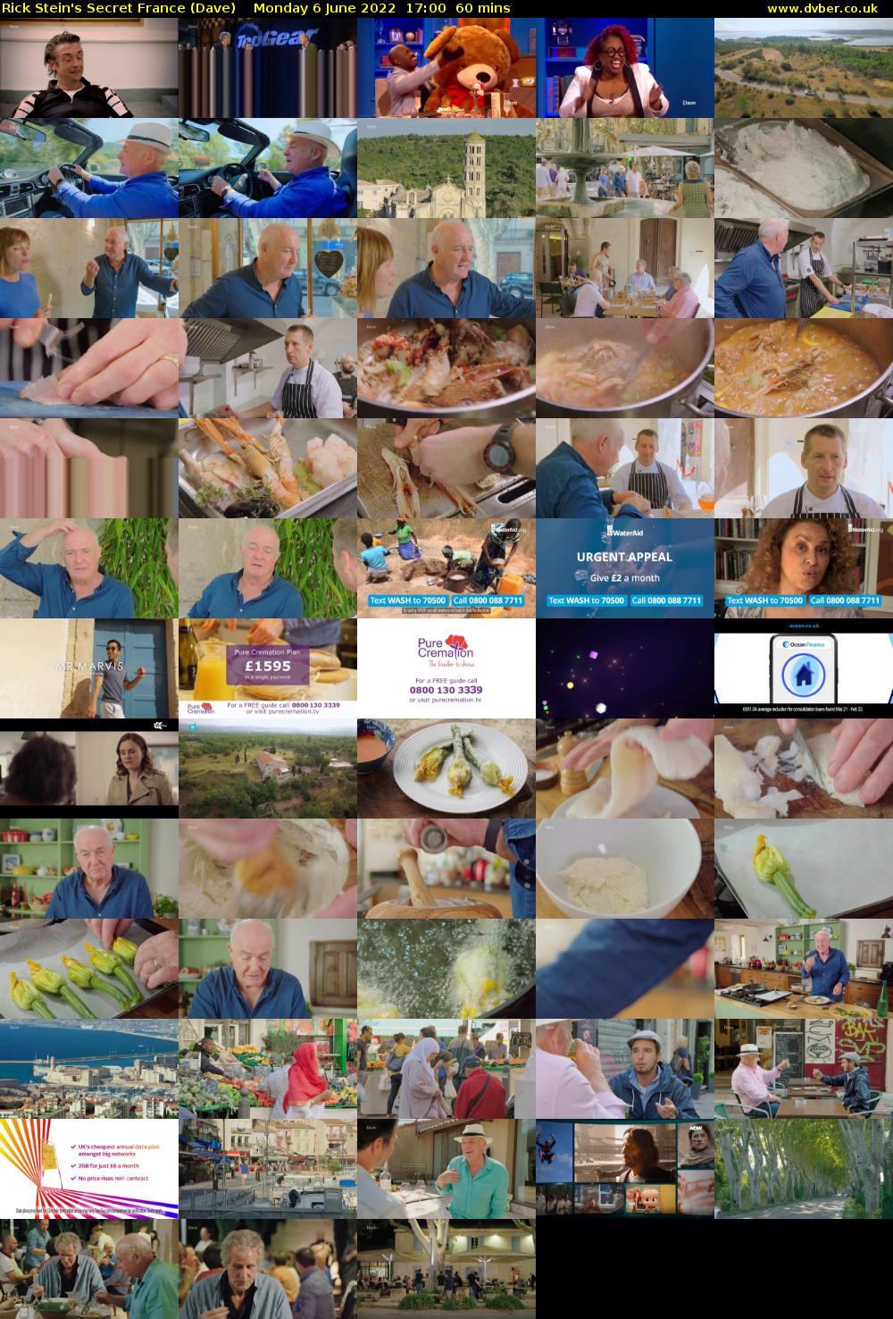 Rick Stein's Secret France (Dave) Monday 6 June 2022 17:00 - 18:00