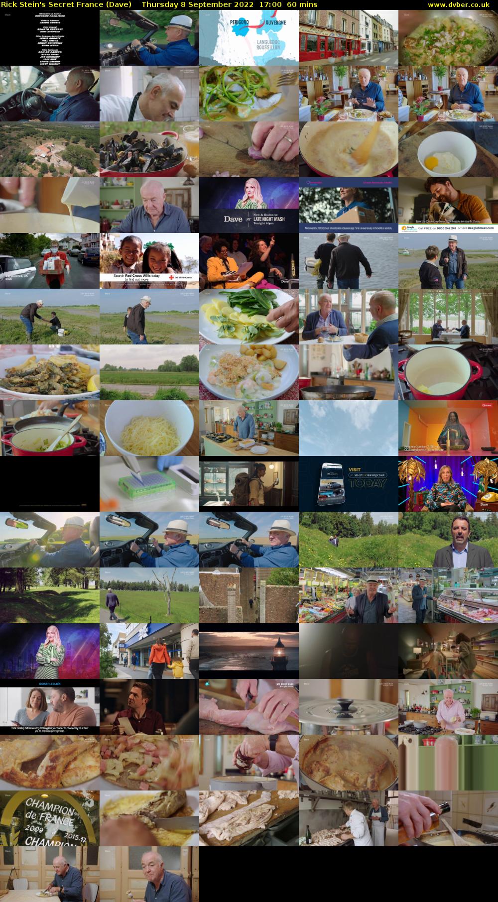 Rick Stein's Secret France (Dave) Thursday 8 September 2022 17:00 - 18:00