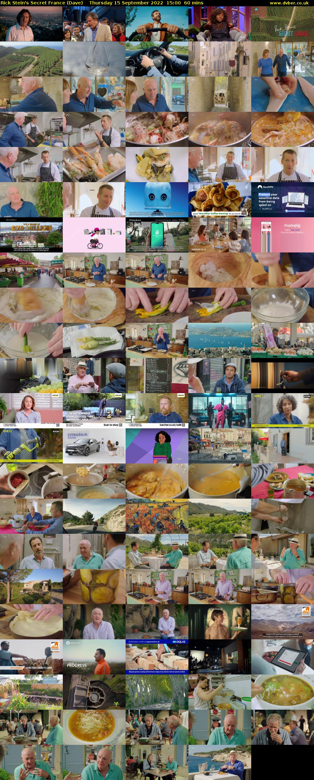 Rick Stein's Secret France (Dave) Thursday 15 September 2022 15:00 - 16:00