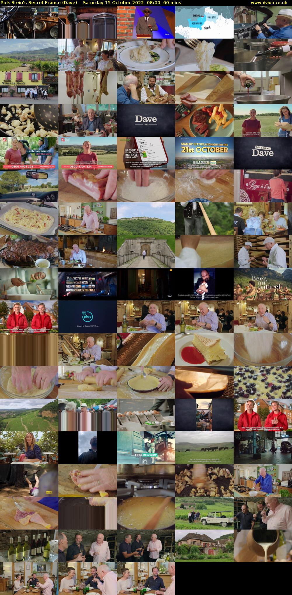 Rick Stein's Secret France (Dave) Saturday 15 October 2022 08:00 - 09:00