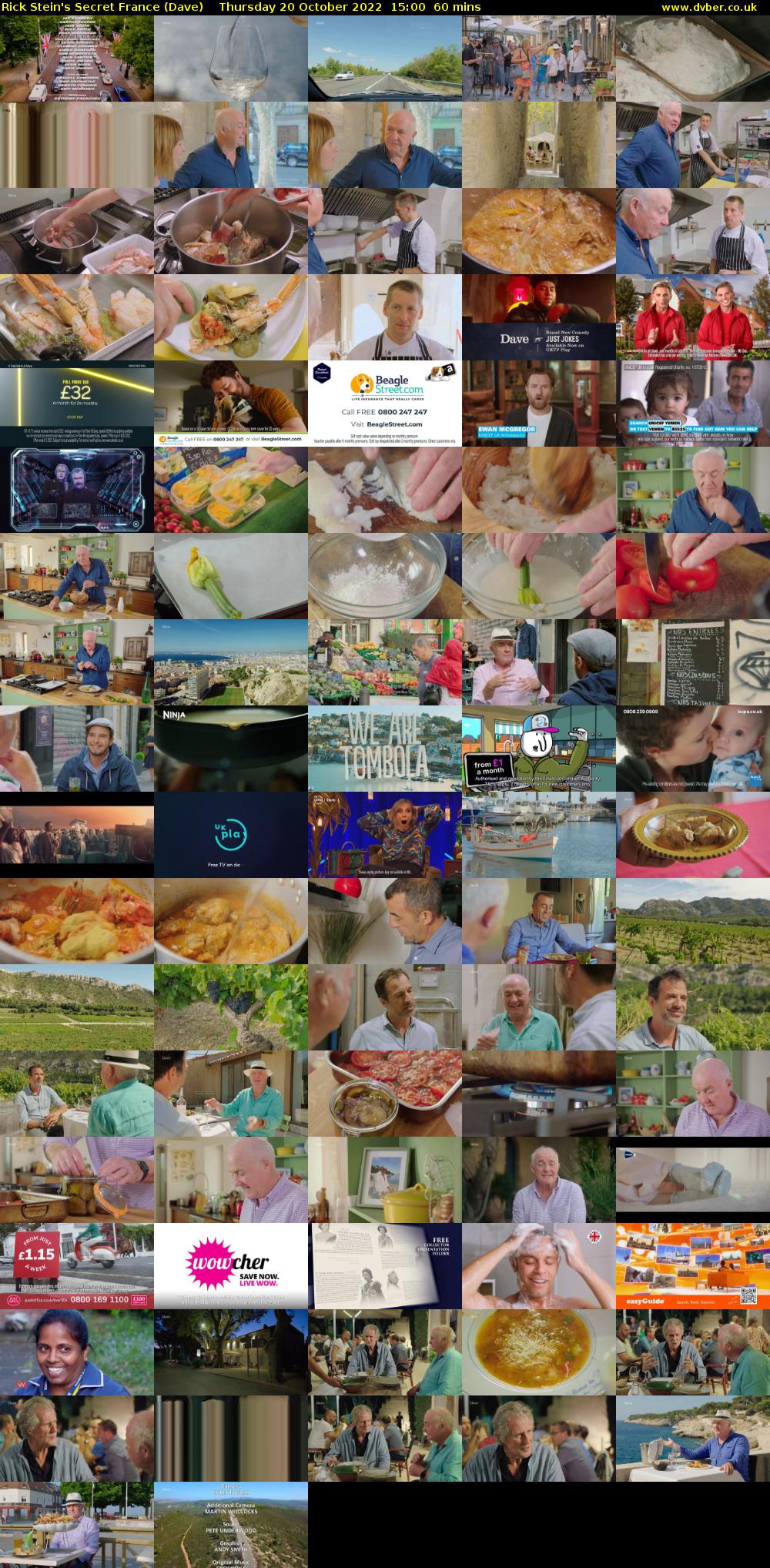 Rick Stein's Secret France (Dave) Thursday 20 October 2022 15:00 - 16:00