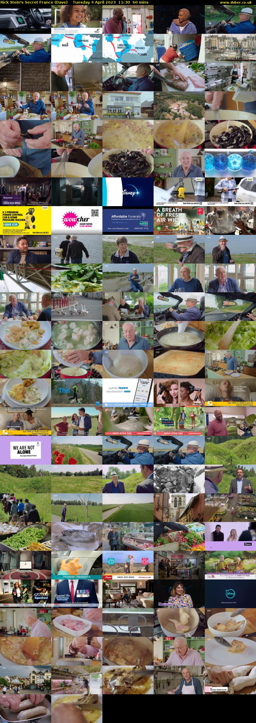 Rick Stein's Secret France (Dave) Tuesday 4 April 2023 11:30 - 12:30