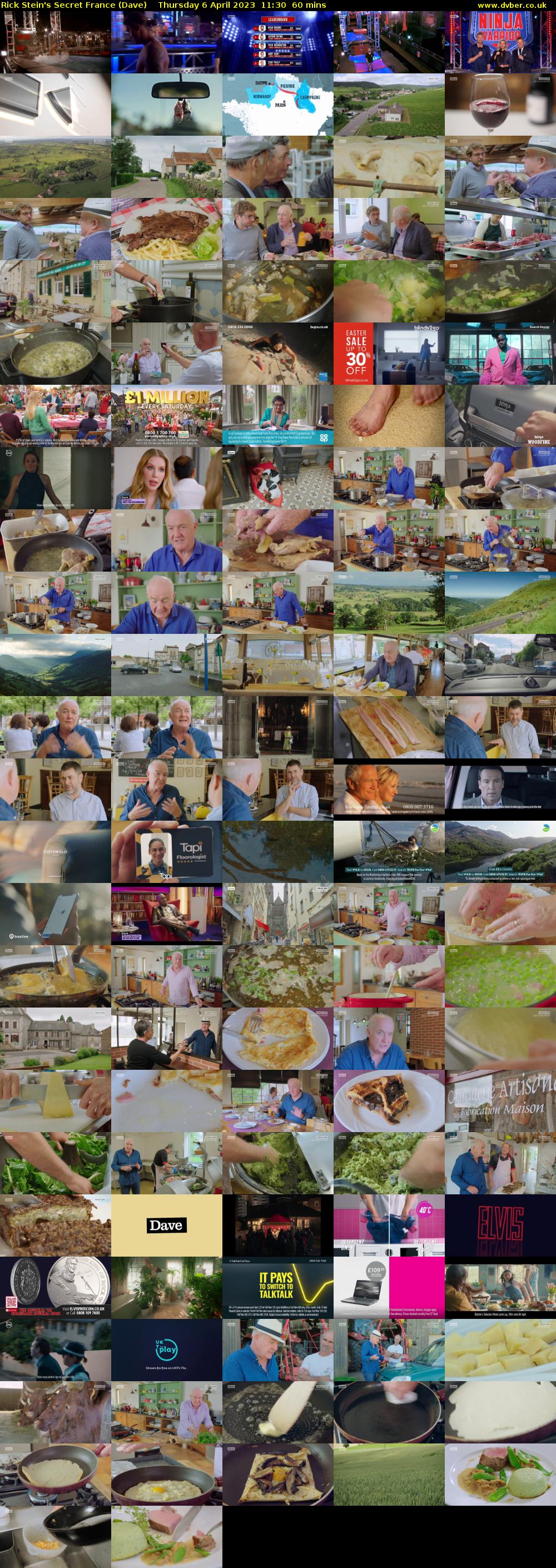 Rick Stein's Secret France (Dave) Thursday 6 April 2023 11:30 - 12:30
