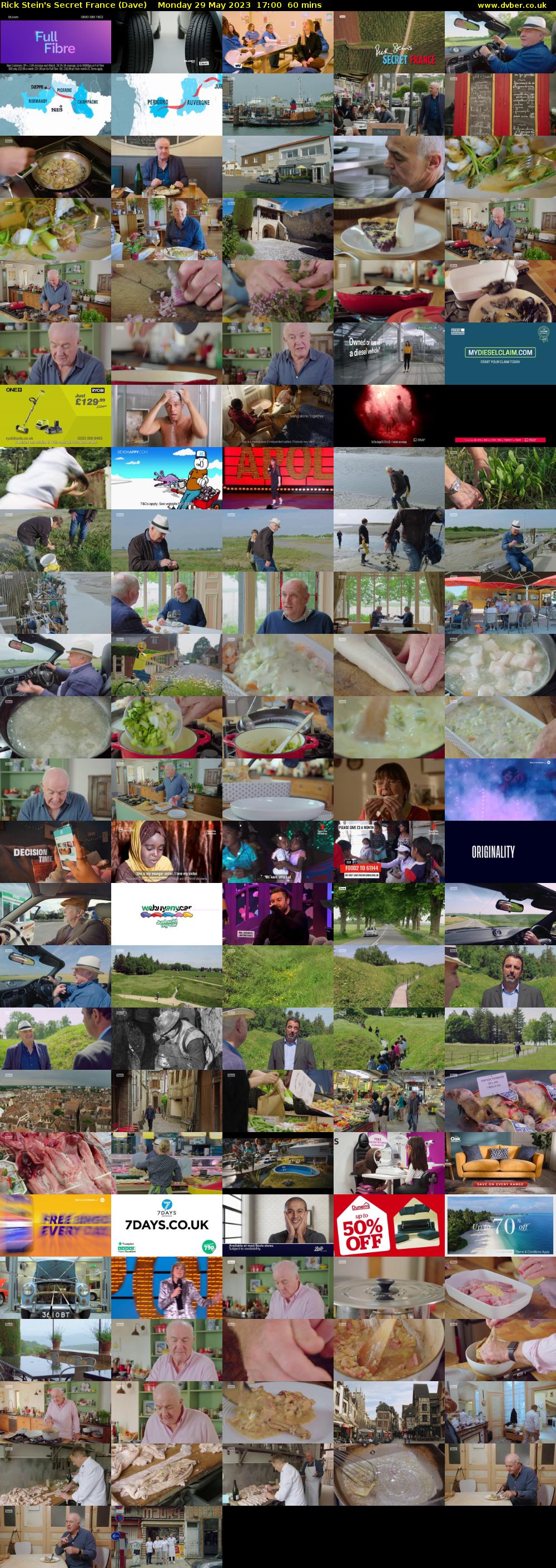 Rick Stein's Secret France (Dave) Monday 29 May 2023 17:00 - 18:00