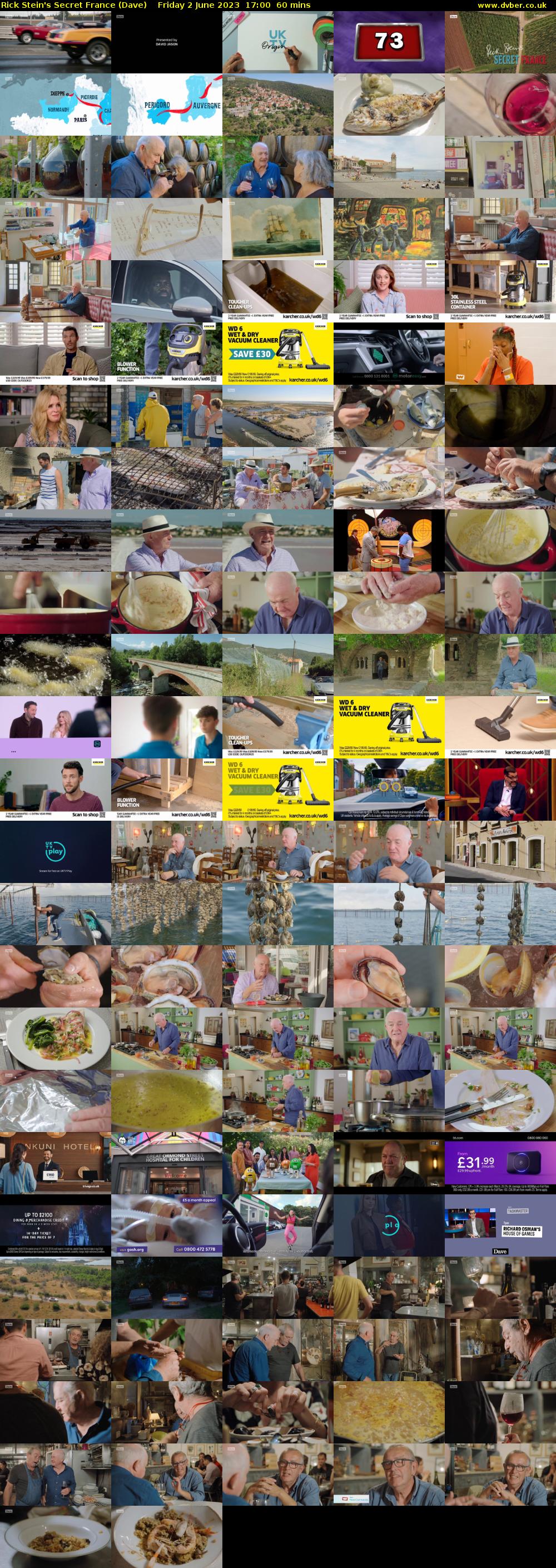 Rick Stein's Secret France (Dave) Friday 2 June 2023 17:00 - 18:00