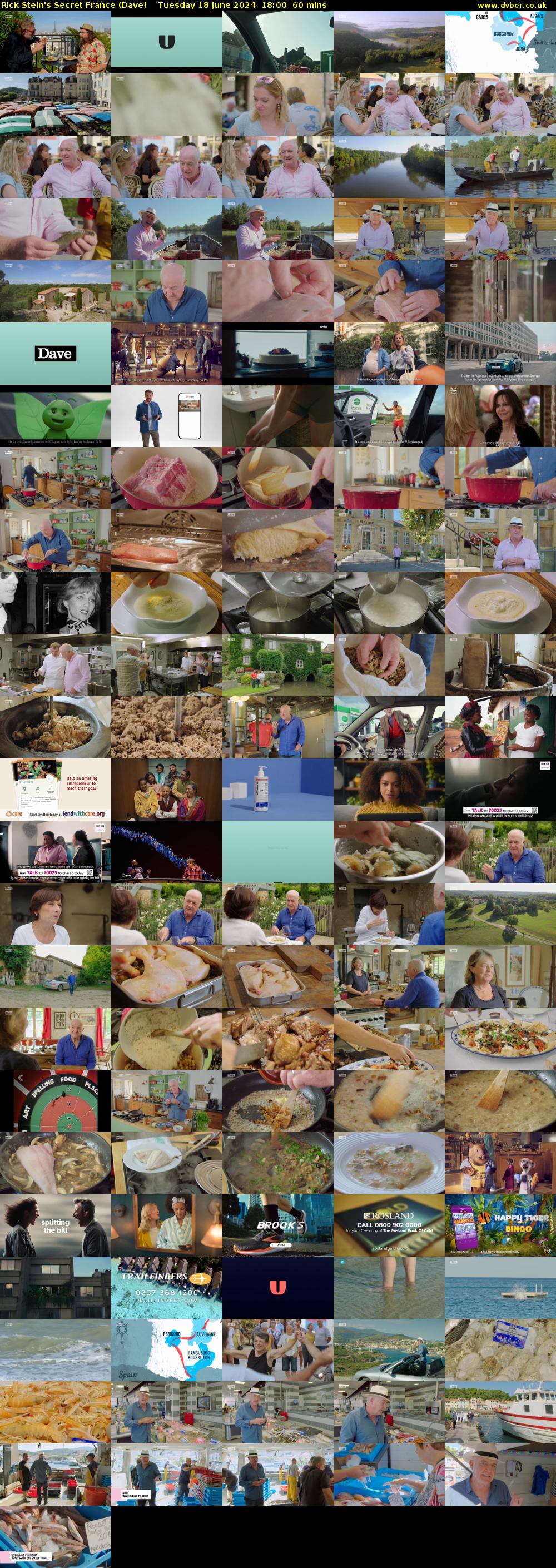 Rick Stein's Secret France (Dave) Tuesday 18 June 2024 18:00 - 19:00
