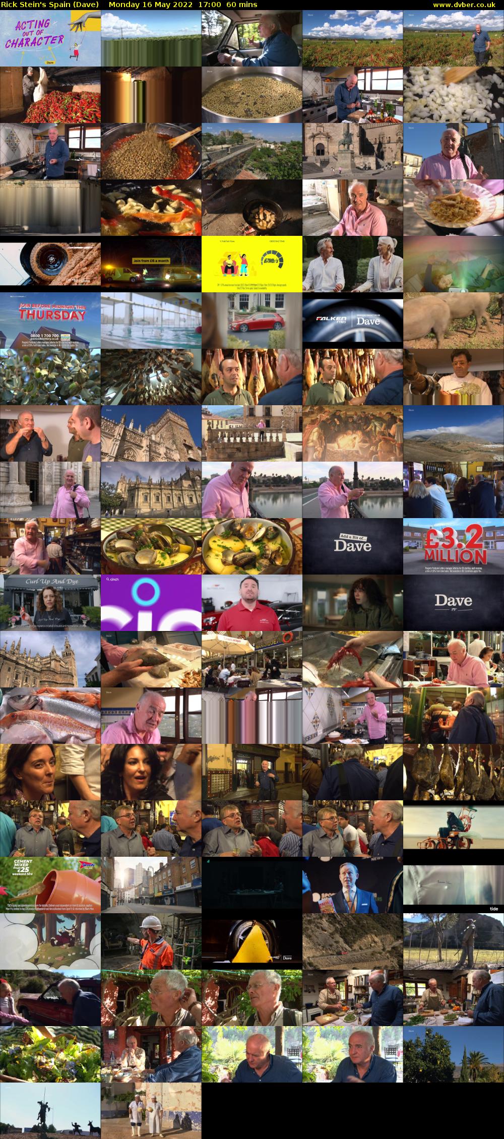 Rick Stein's Spain (Dave) Monday 16 May 2022 17:00 - 18:00