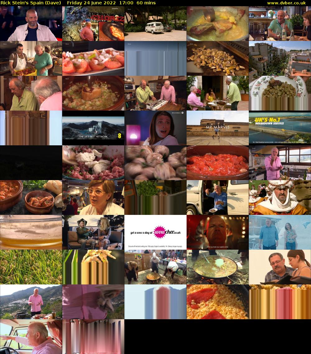 Rick Stein's Spain (Dave) Friday 24 June 2022 17:00 - 18:00