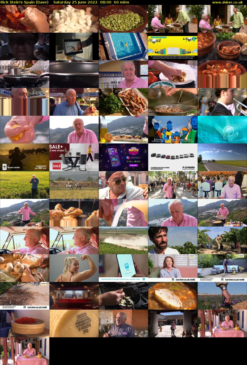 Rick Stein's Spain (Dave) Saturday 25 June 2022 08:00 - 09:00