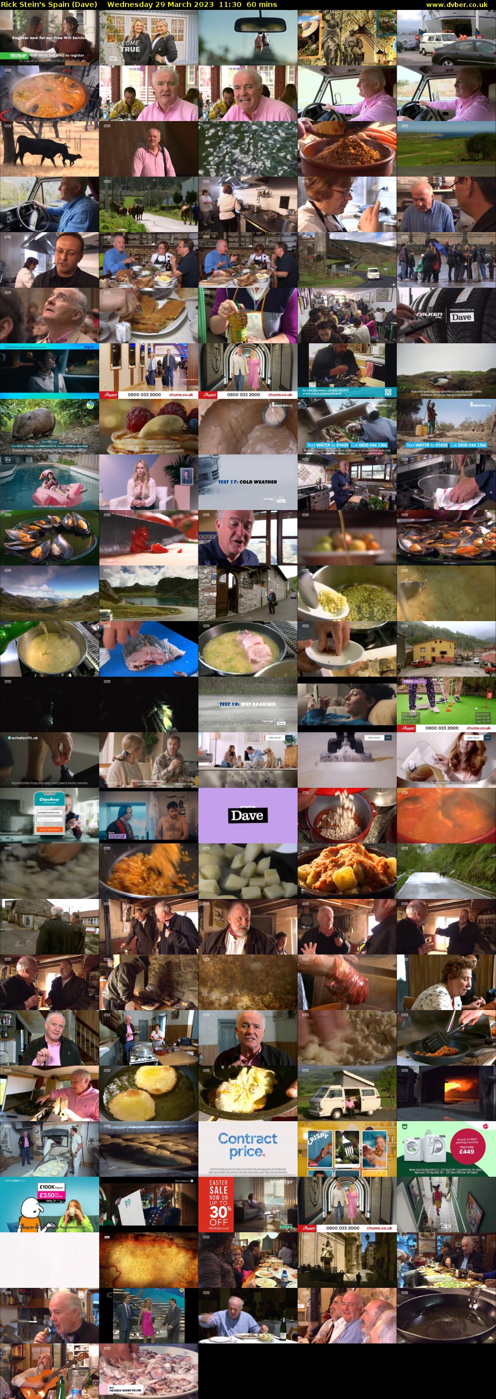 Rick Stein's Spain (Dave) Wednesday 29 March 2023 11:30 - 12:30