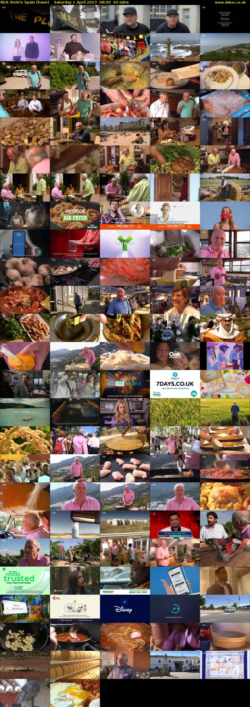 Rick Stein's Spain (Dave) Saturday 1 April 2023 08:00 - 09:00